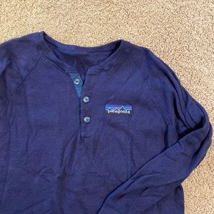 patagonia three quarter button shirt